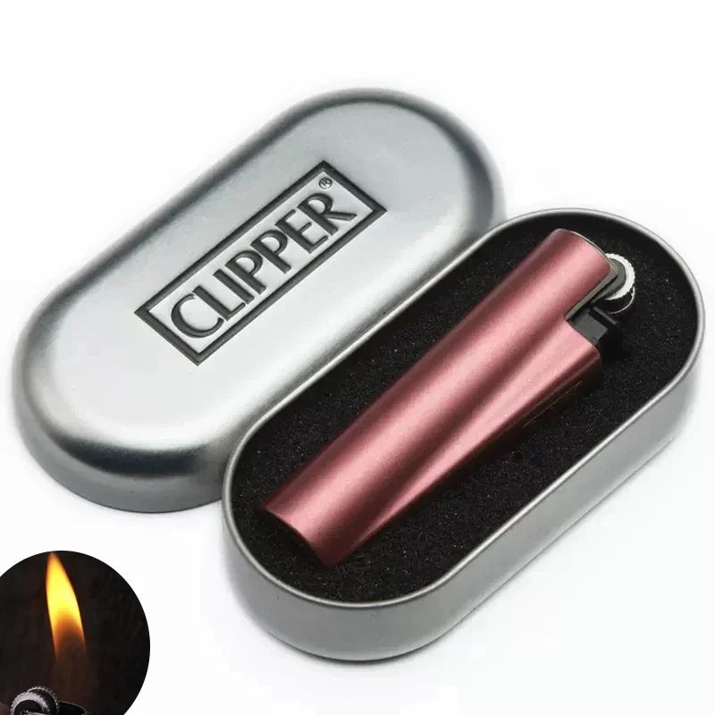 Mechero Clipper Metálico Premium | Elegancia Recargable