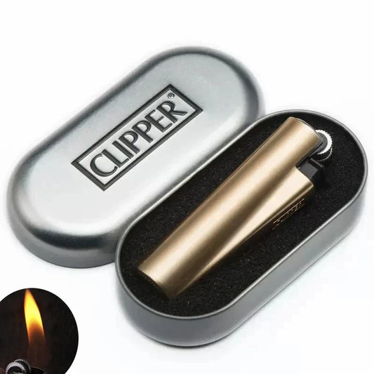 Mechero Clipper Metálico Premium | Elegancia Recargable